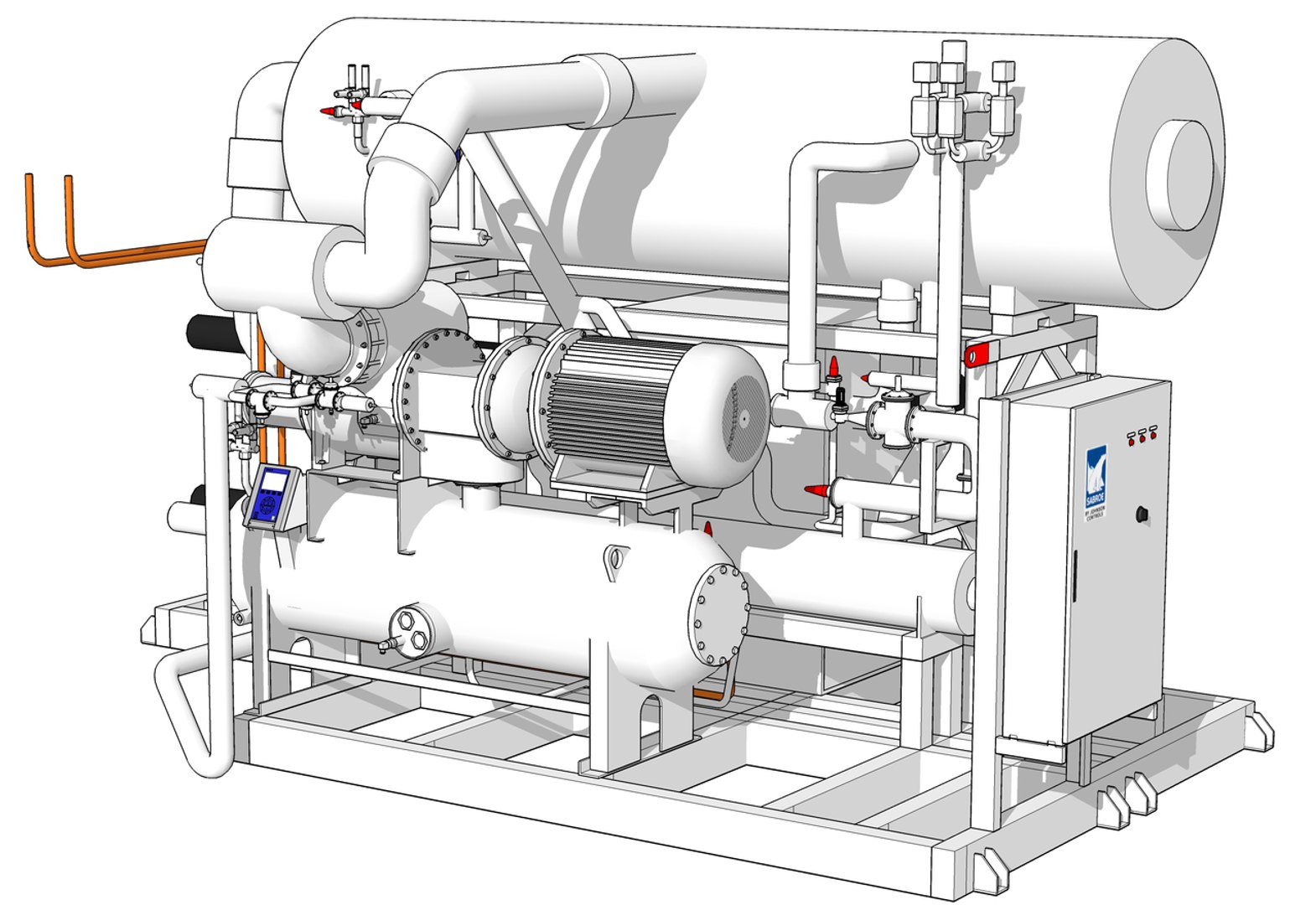 3D model unisab pac chiller - TurboSquid 1274803