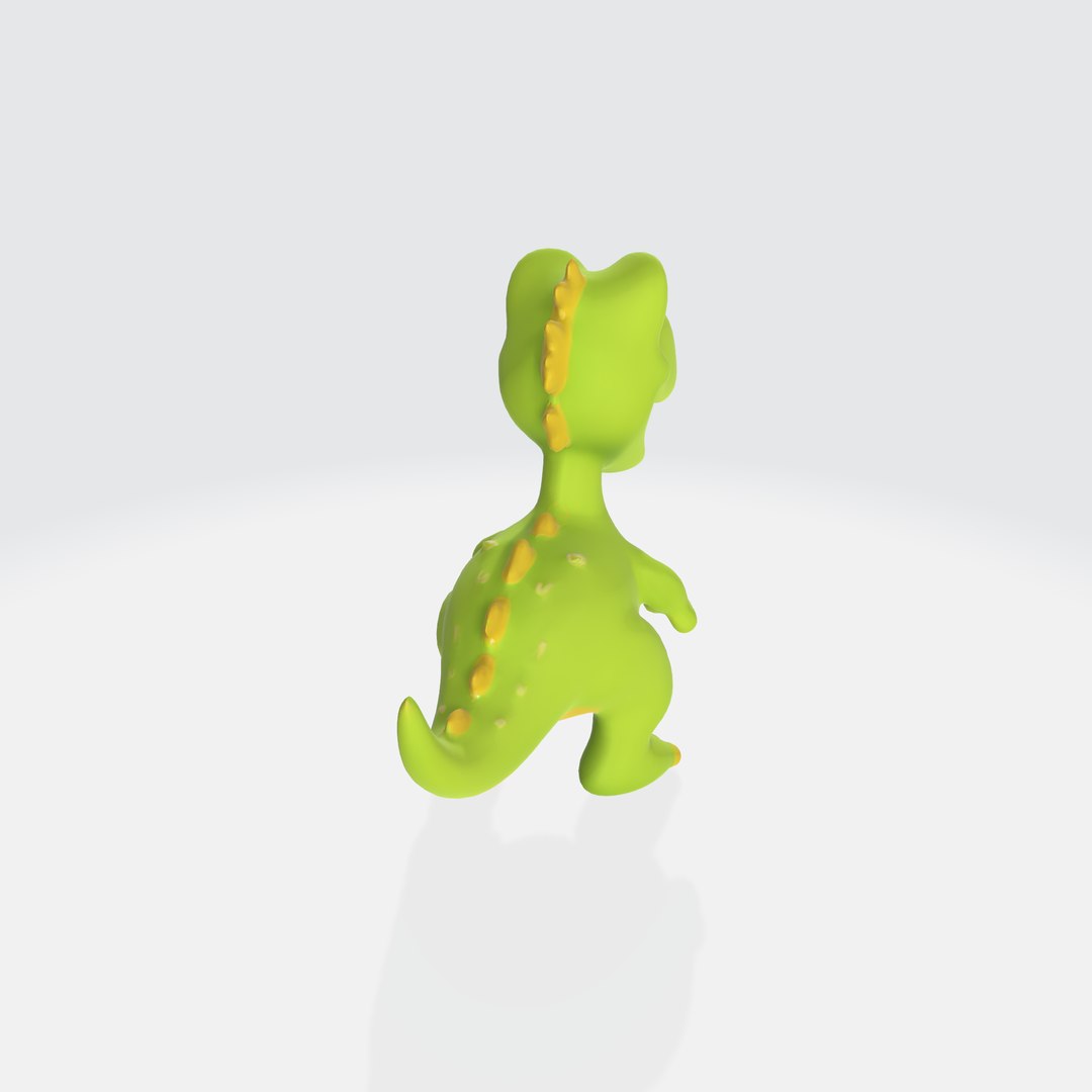 3D Adorable Cartoon Dinosaur Model - TurboSquid 2279200