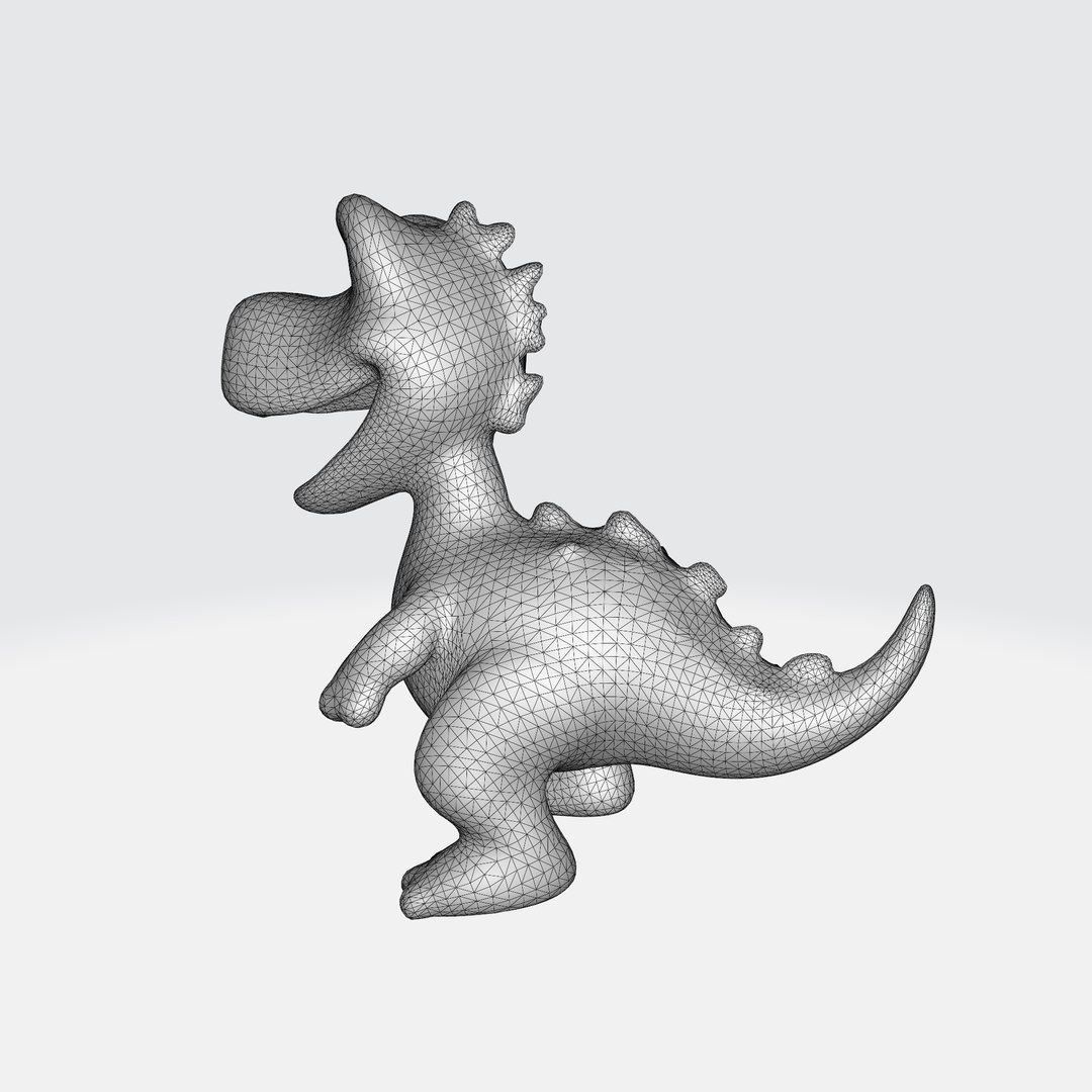 3D Adorable Cartoon Dinosaur Model - TurboSquid 2279200