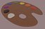 Palette de peinture
