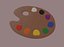 Palette de peinture