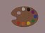 Palette de peinture