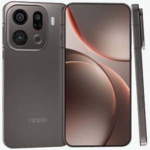 OPPO Find X9 Pro Velvet Titanium 3D model