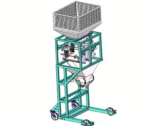 Semi-Automatic 2 to 25 kg Bag Filling Machine Electronic Dozer with Load Cells