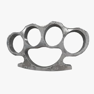 3D model brass knuckles