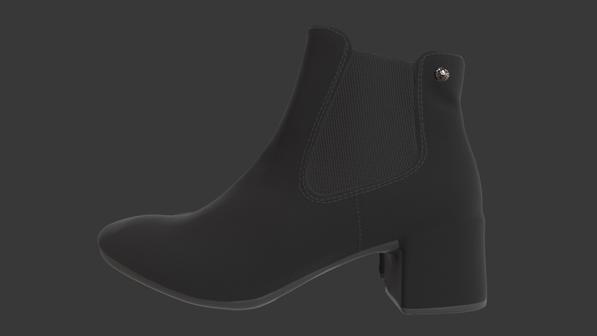 patterned chelsea boots