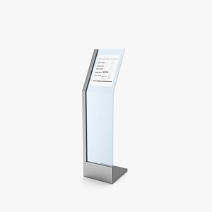 kiosk info 3D model