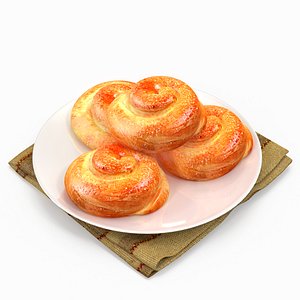 Dish with Buns