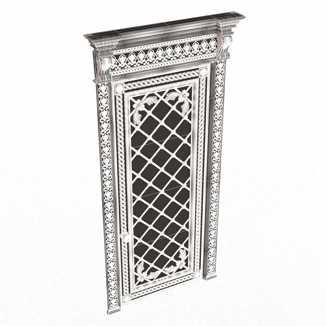 Carved Door Classic 01302 White 3D model https://p.turbosquid.com/ts-thumb/Lh/q5APg0/Xv/wireframe32/jpg/1708619356/1920x1080/fit_q87/030b840634b9cf20fe56b6314b975c6cbddbaf98/wireframe32.jpg