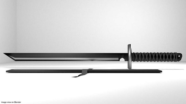 modelo 3d Espada - ninja - TurboSquid 969425