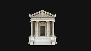 3D Classical Temple Model Design 3 - 3D Print Model