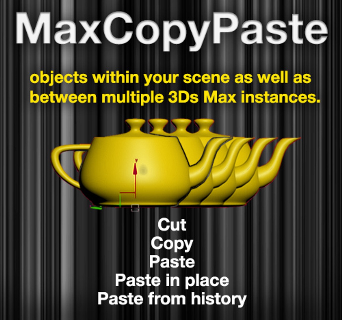 Plug ins MaxScript copy paste Basic