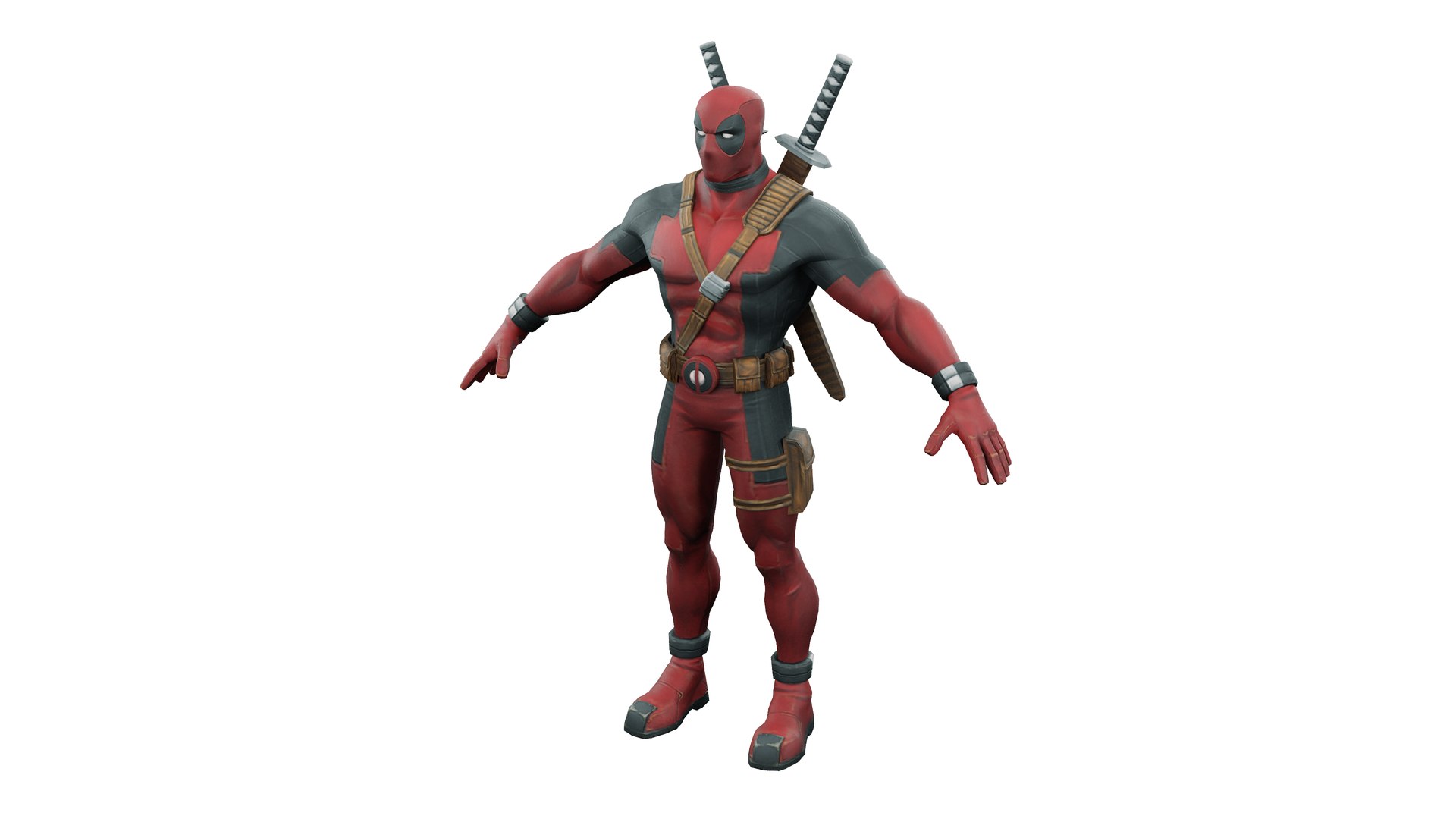 Deadpool 3D Model - TurboSquid 2338204
