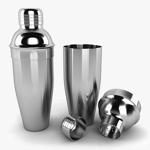 cocktail shaker shake 3d max
