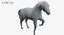 horse scanned sculpture animations dxf