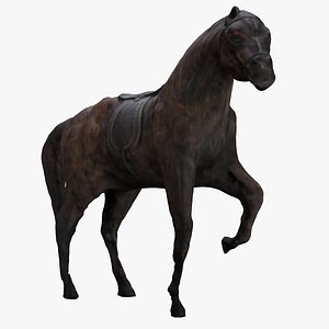 horse scanned sculpture animations dxf