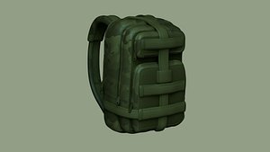 3D outfit backpack model