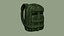 Green Camouflage Backpack - Character Military