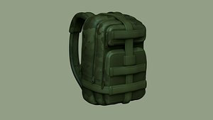 Green Camouflage Backpack - Character Military