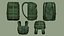 Green Camouflage Backpack - Character Military