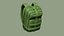 Green Camouflage Backpack - Character Military
