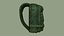 Green Camouflage Backpack - Character Military