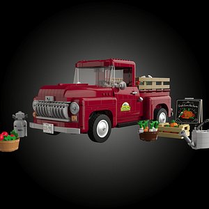 3D Lego 10290 Pickup Truck