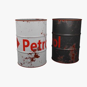 3D Model Petrol Barrel 3D