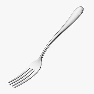 Table Dinner Fork Generic Cutlery 3D model