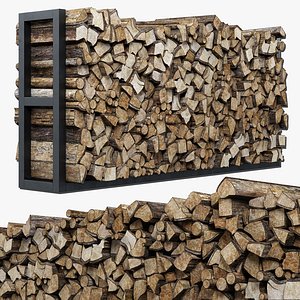 Firewood decor n4 3D model