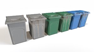 Trash bin 4 model