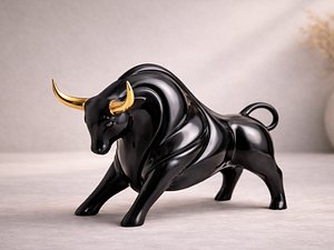 Bull abstract sculpture - 3D Print model 3D model