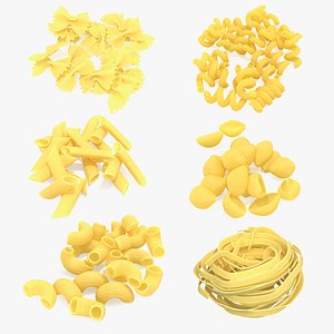 Italian Pasta Collection 4 3D model