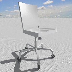 hudson swivel chair 3d model
