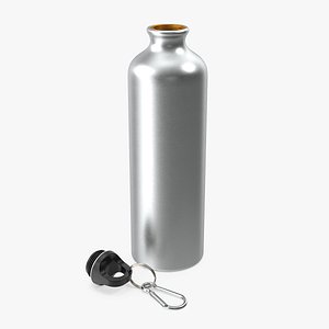 Opened Bicycle Aluminum Water Bottle