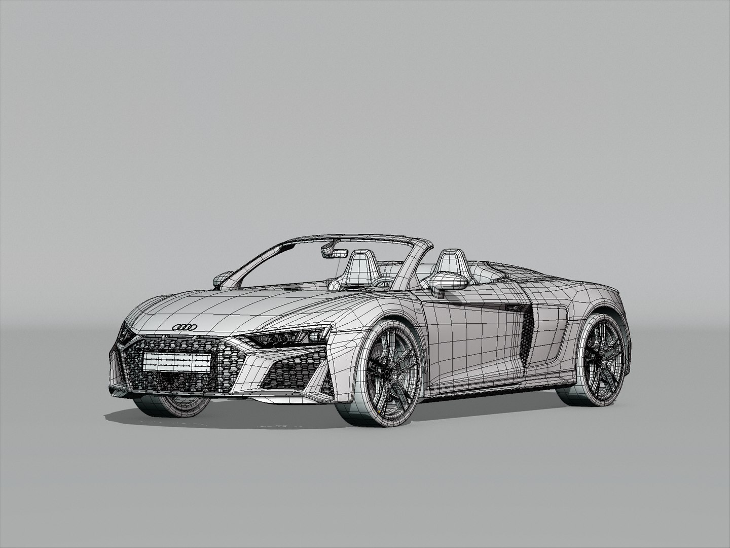 3D model audi r8 2020 s interior - TurboSquid 1447972