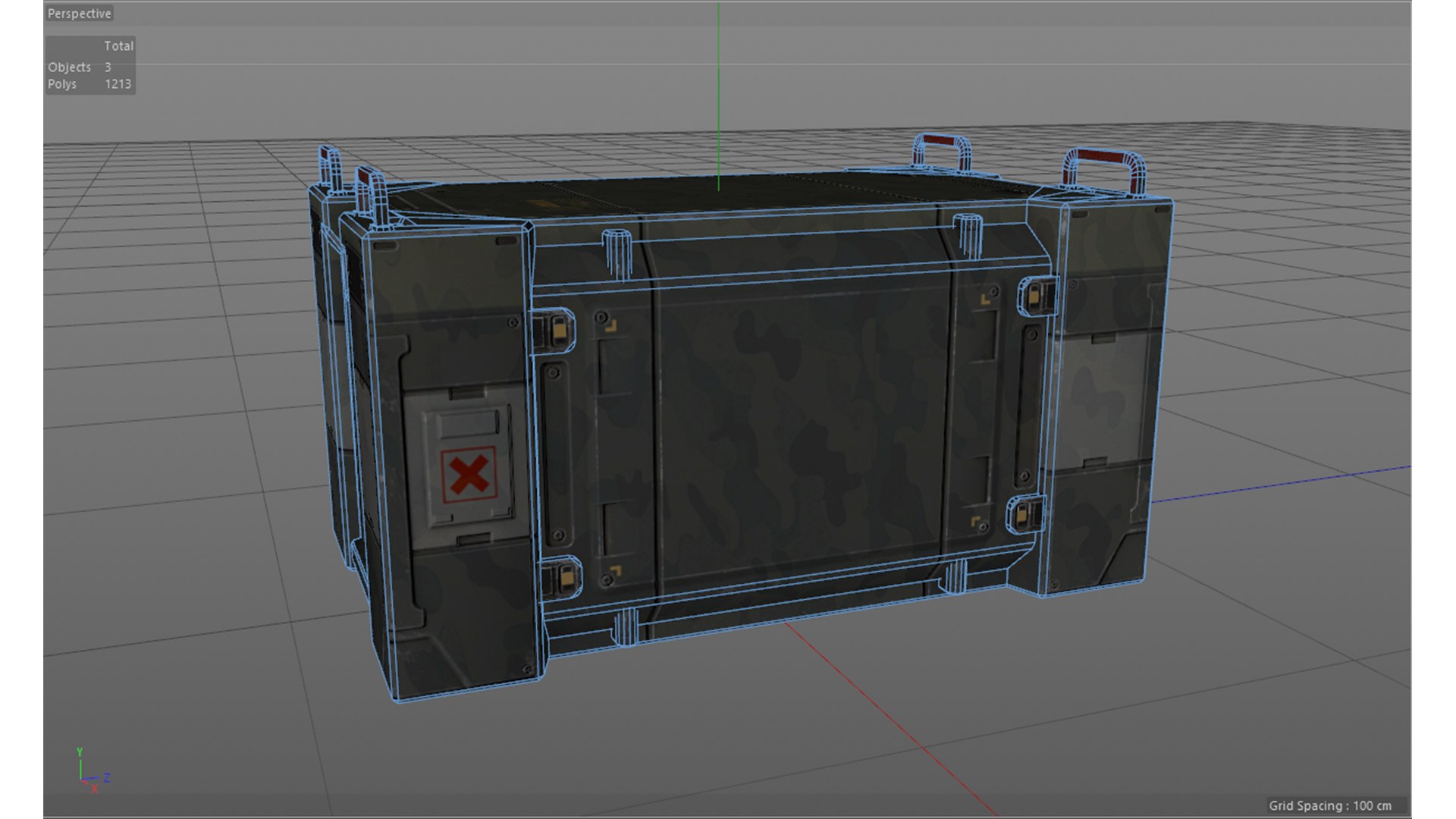 3D Ammo Military Cargo Container Model - TurboSquid 2047042