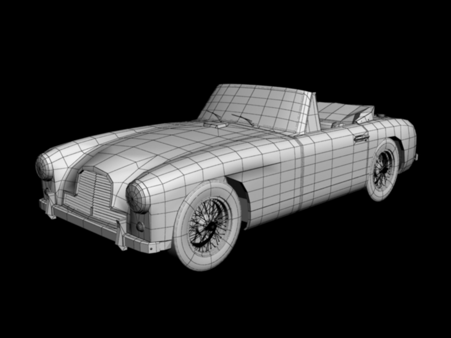 3d Model Aston Martin Db2 4