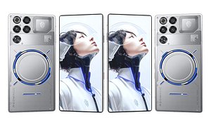 ZTE nubia RedMagic 11 Pro Plus White 3D model