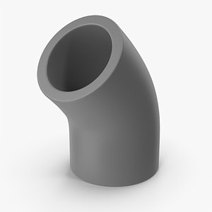 3D 45 Degree Plastic Pipe