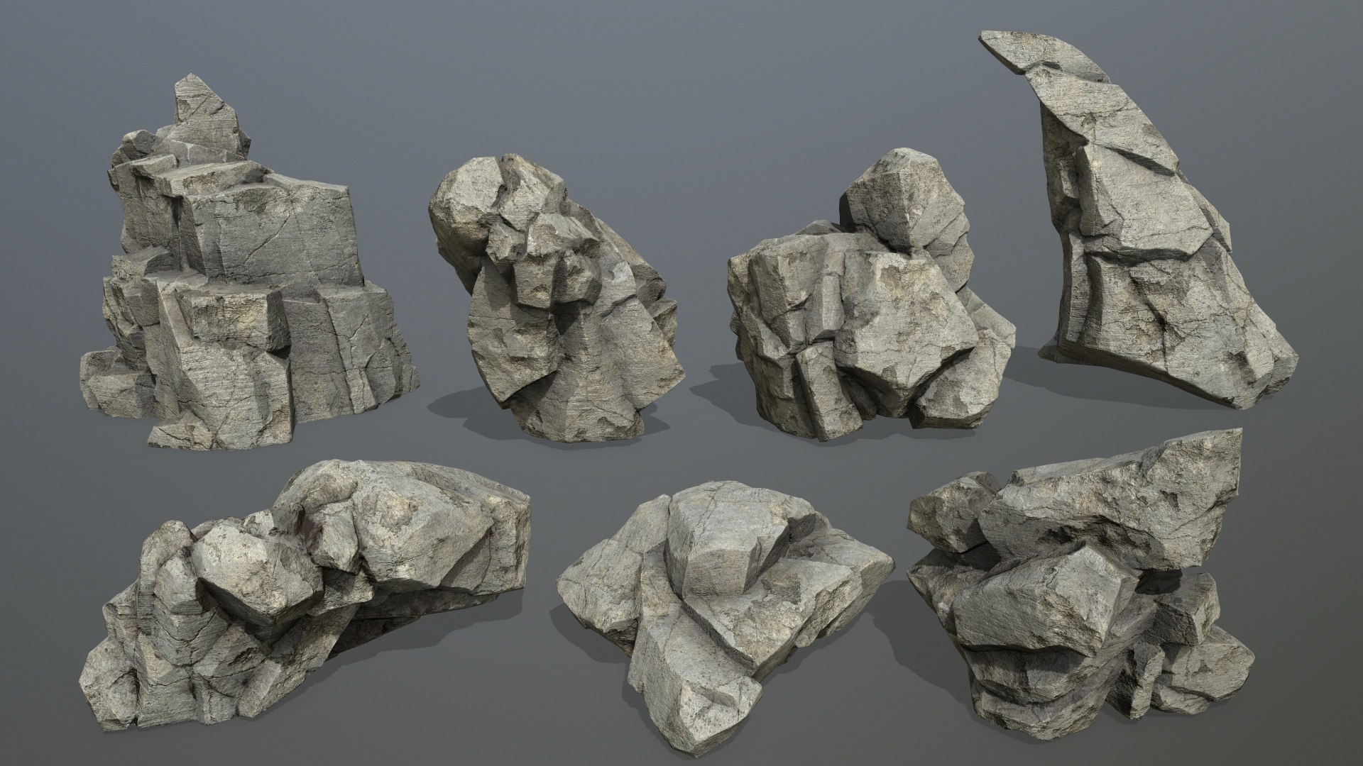 Rocks 3D Model - TurboSquid 1943849