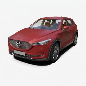Mazda CX-5 2014 Compact Crossover - High-Poly 3D Model