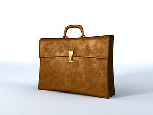 3d model of briefcase case