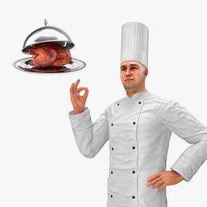 Professional Chef with Roasted Turkey Collection
