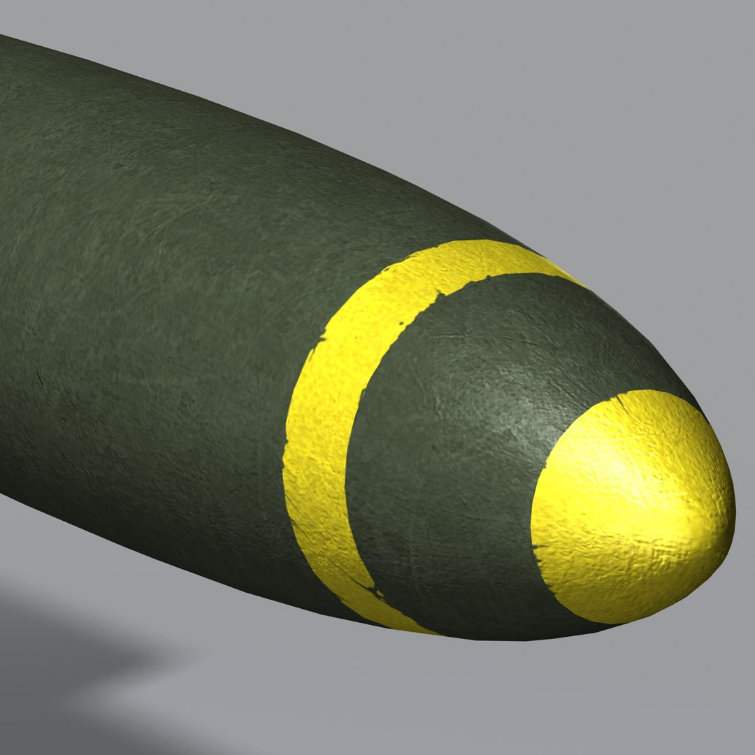 3d Model Mk-82 Bomb