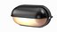 Oval Eyelid Bulkhead Light Switched on