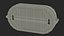 Oval Eyelid Bulkhead Light Switched on