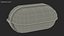Oval Eyelid Bulkhead Light Switched on
