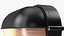 Oval Eyelid Bulkhead Light Switched on