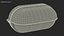 Oval Eyelid Bulkhead Light Switched on